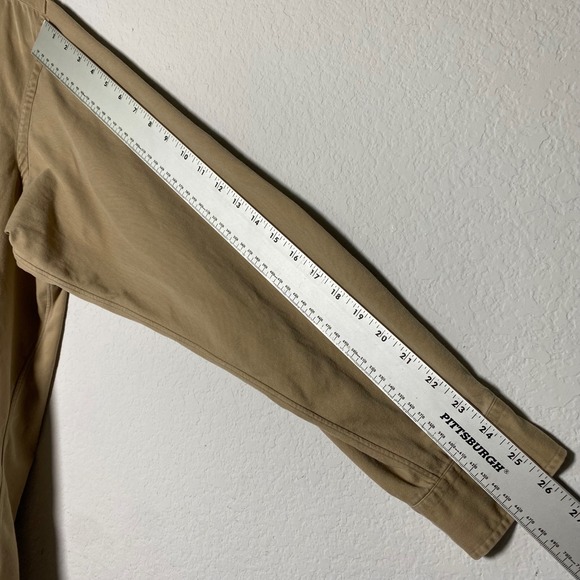 VTG Ralph Lauren Men Classic Fit Long Sleeve Button Down Khaki XL Cotton Preppy - Picture 7 of 11